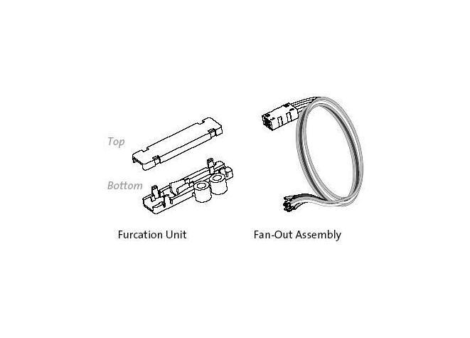 SP-FAN-BT36-04   Buffer Tube Fan-Out Kit - 4 Fibers 36&quot; / 90 cm tubing 900&#181;m